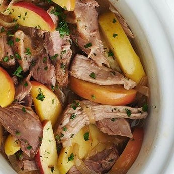 Porc braisé pomme & miel fumé
