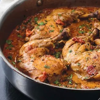 Poulet braisé sauce Gigi