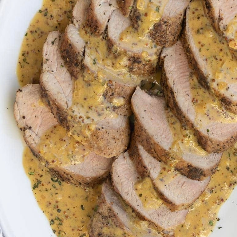 Filet de porc sauce dijonnaise