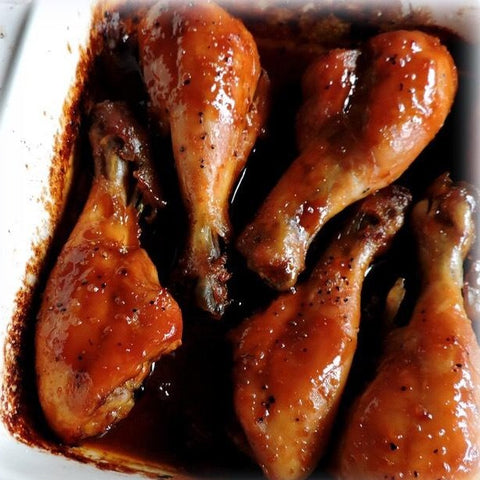 Pilons de poulet sauce miel et ail