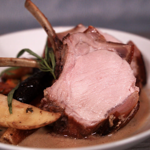 Carré de porc aux herbes