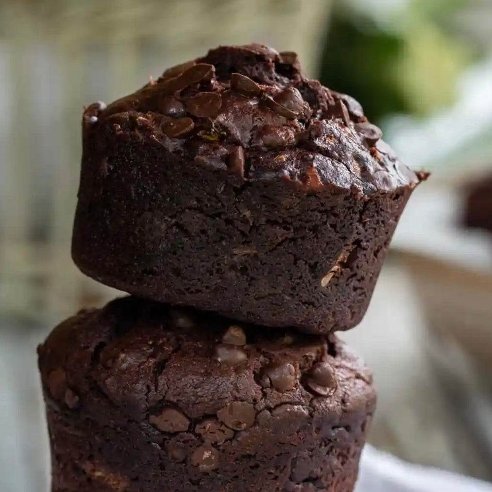 Muffins banane et chocolat