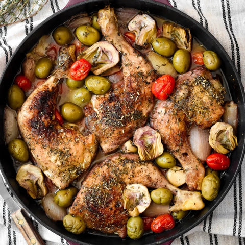 Poulet à la provençale