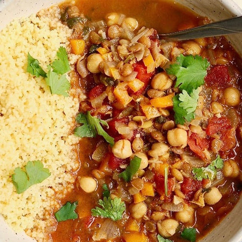 Couscous au tofu et légumes