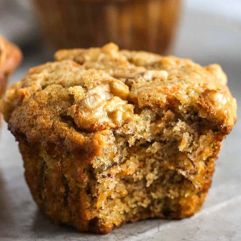 Muffins aux carottes et noix