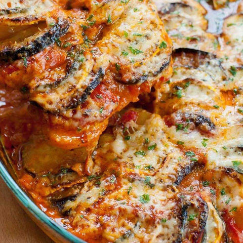 Boulettes et ratatouille au gratin